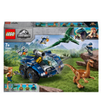 Ontsnapping van Gallimimus en Pteranodon
