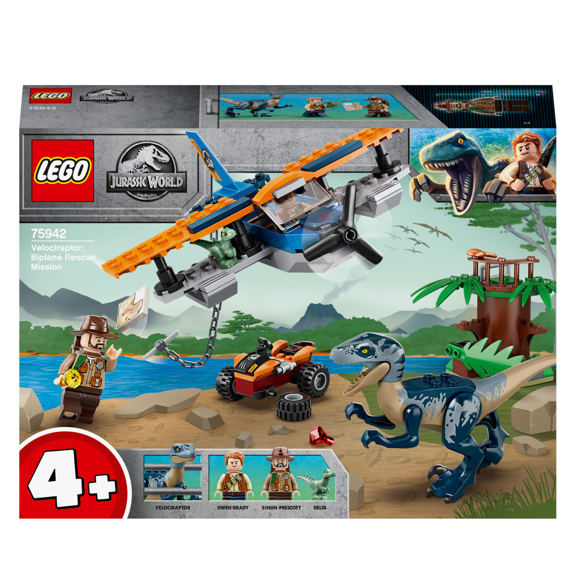 75942 – Velociraptor: Tweedekker reddingsmissie